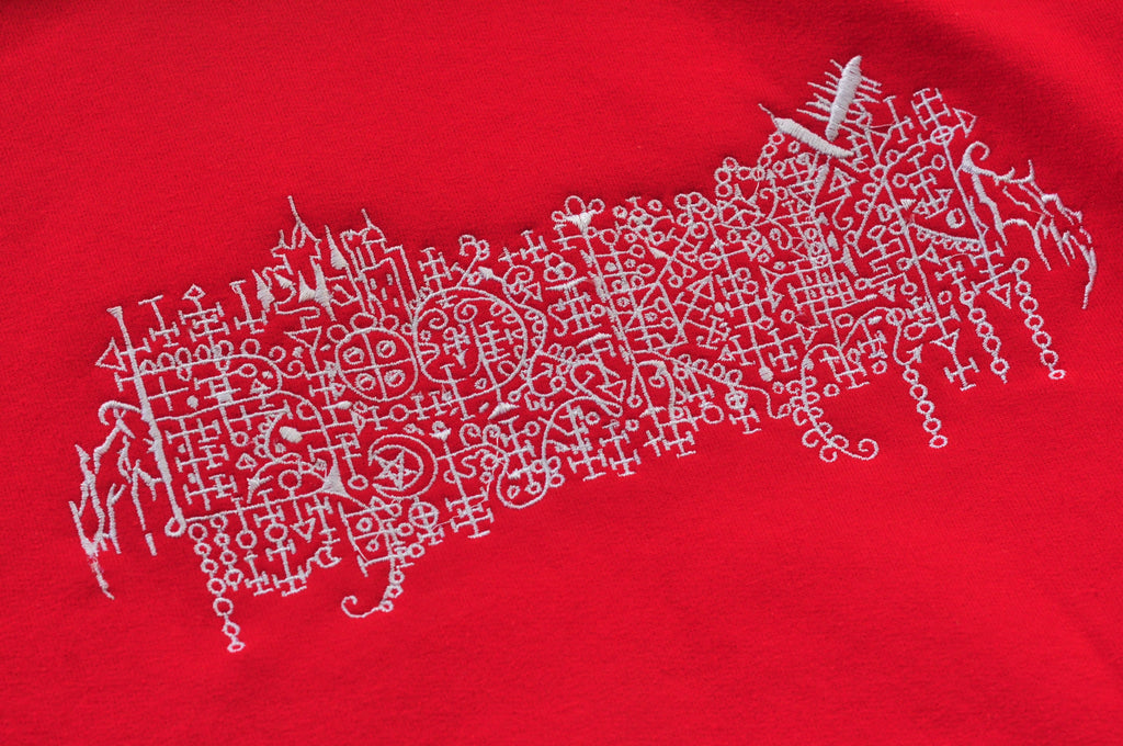 Bloody Keep "Cup Of Blooc..." Embroidered Hoodie