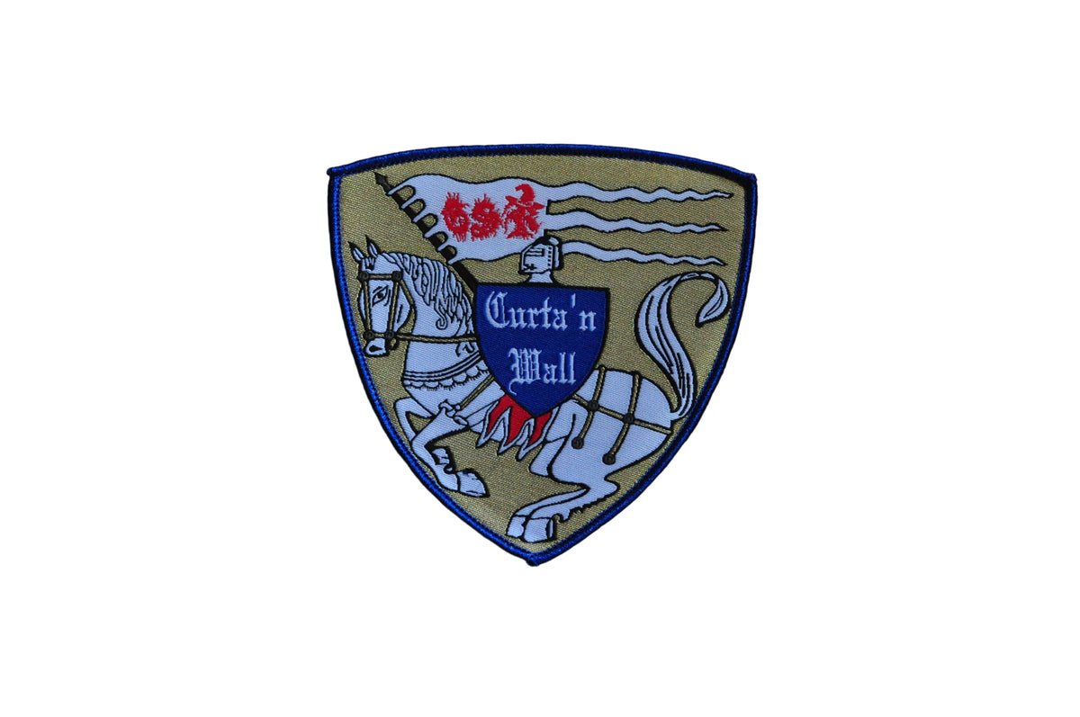 Curta'n Wall - "OG Gold Crest" Woven Patch