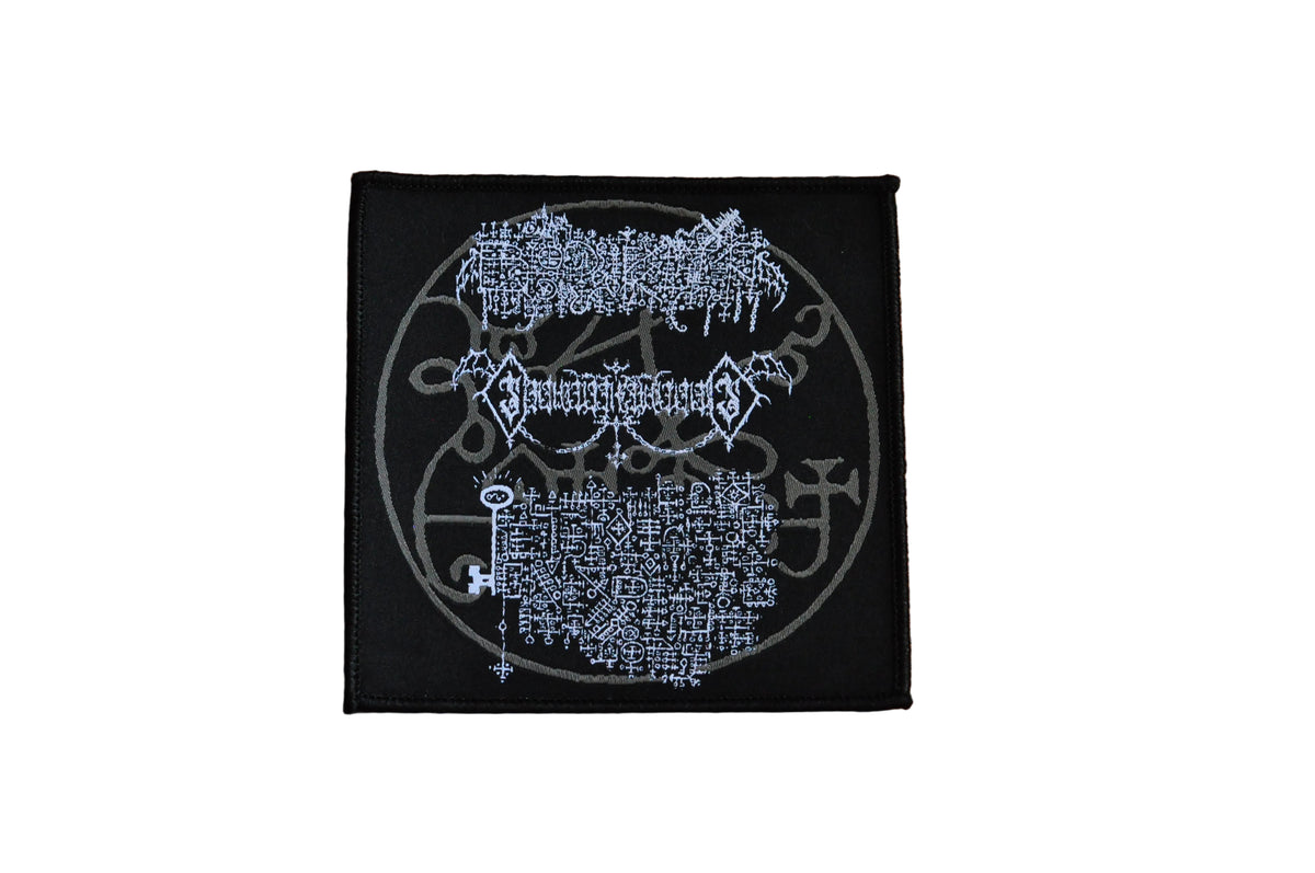 Keys To The Astral Gates And Mystic Doors/ Bloody Keep/ Sanguine Wounds - "Split" Woven Patch