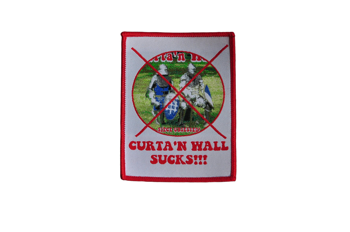 Curta'n Wall - "Sucks!" Woven Patch