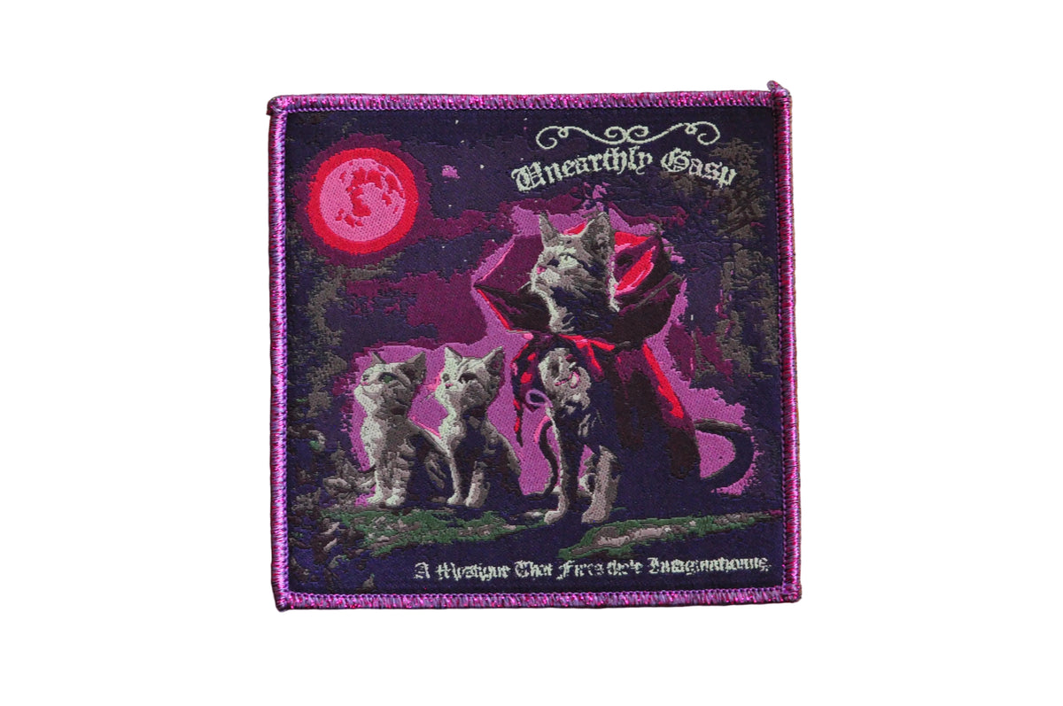Unearthly Gasp - "A Mystique That Fires the'e Imaginationne" Woven Patch
