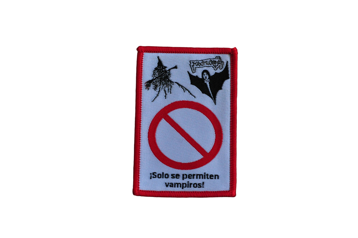 maximucho2 & Old Nick - "¡Solo se permiten vampiros!" Woven Patch