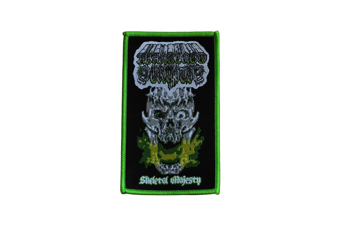Abandoned Crypts - "Skeletal Majesty" Woven Patch